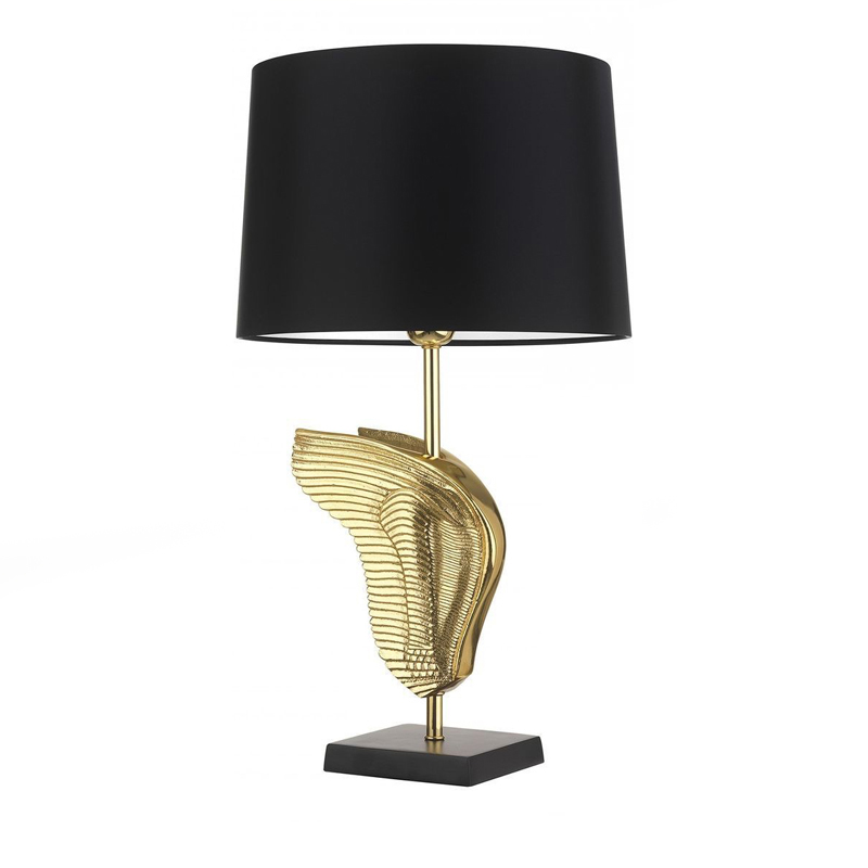 Настольная лампа Hermes Wings Table lamp Латунь Черный в Перми | Loft Concept 