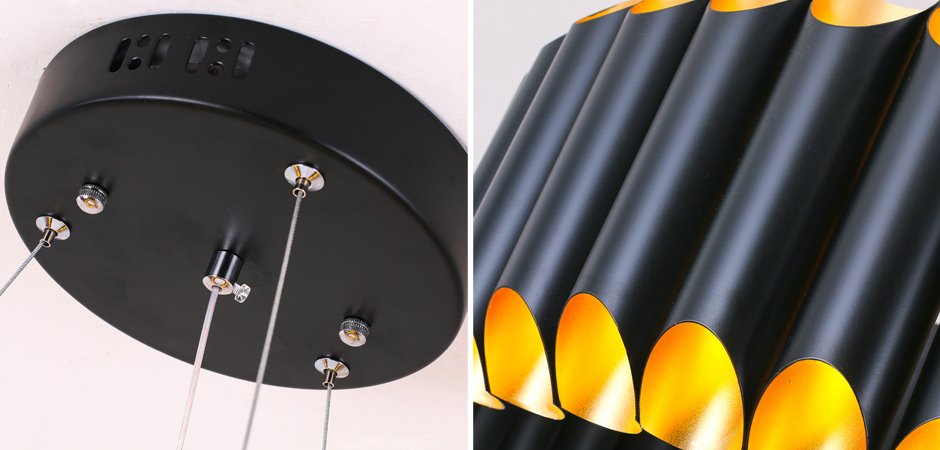 Люстра GALLIANO ROUND SUSPENSION LIGHT by DELIGHTFULL Black Люстра GALLIANO ROUND SUSPENSION LIGHT by DELIGHTFULL Black - Loft-Concept в Перми