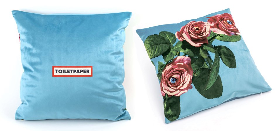 Подушка Seletti Cushion Roses Toiletpaper Подушка Seletti Cushion Roses Toiletpaper - Loft-Concept в Перми