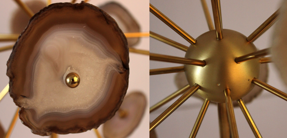 Аксессуар Agate Burst Brass Аксессуар Agate Burst Brass - Loft-Concept в Перми
