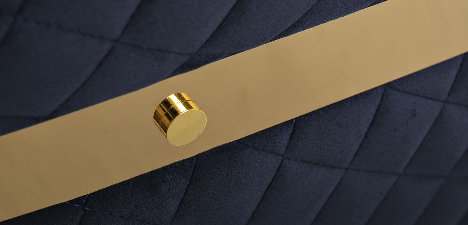 Полукресло Jhon blue velour - фото №1