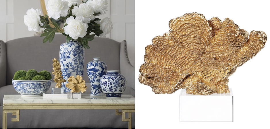 Статуэтка Gold Coral Fan - фото №1