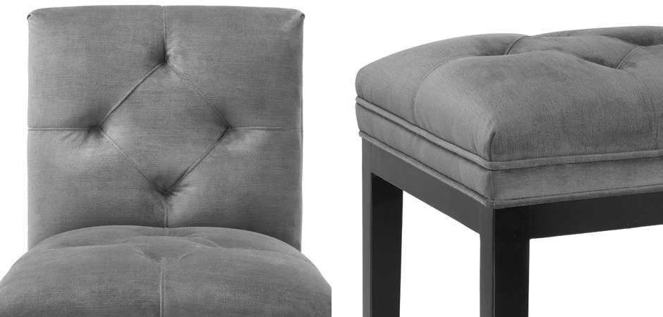 Барный стул Eichholtz Bar Stool Cesare Grey Барный стул Eichholtz Bar Stool Cesare Grey - Loft-Concept в Перми