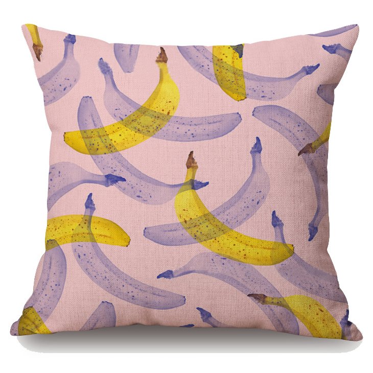 Декоративная подушка Pink Banana Розовый (Rose) Декоративная подушка Pink Banana Розовый (Rose) в Перми | Loft Concept