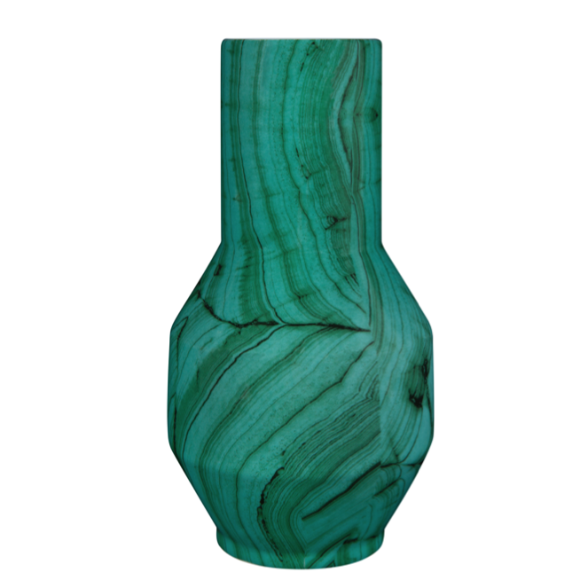 Ваза Malachite Vase rubikon Малахит в Перми | Loft Concept 