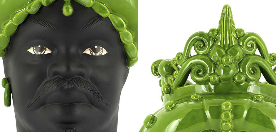 Ваза VASE MORO MAN MED. MAT Green Ваза VASE MORO MAN MED. MAT Green - Loft-Concept в Перми