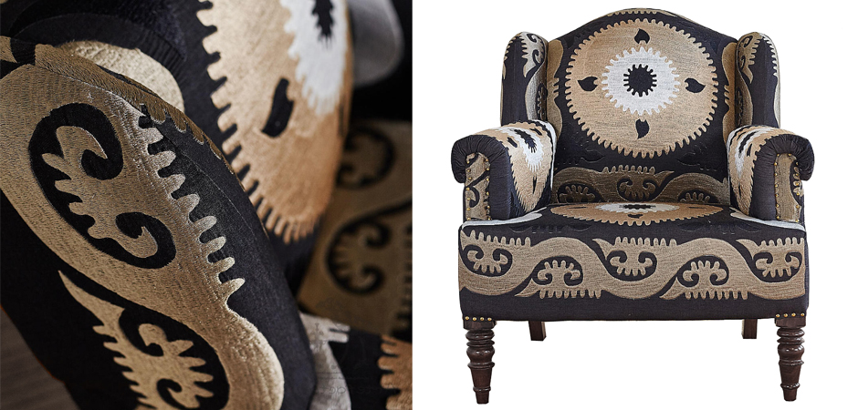 Armchair Mandala Beige Ornament Armchair Mandala Beige Ornament - Loft-Concept в Перми