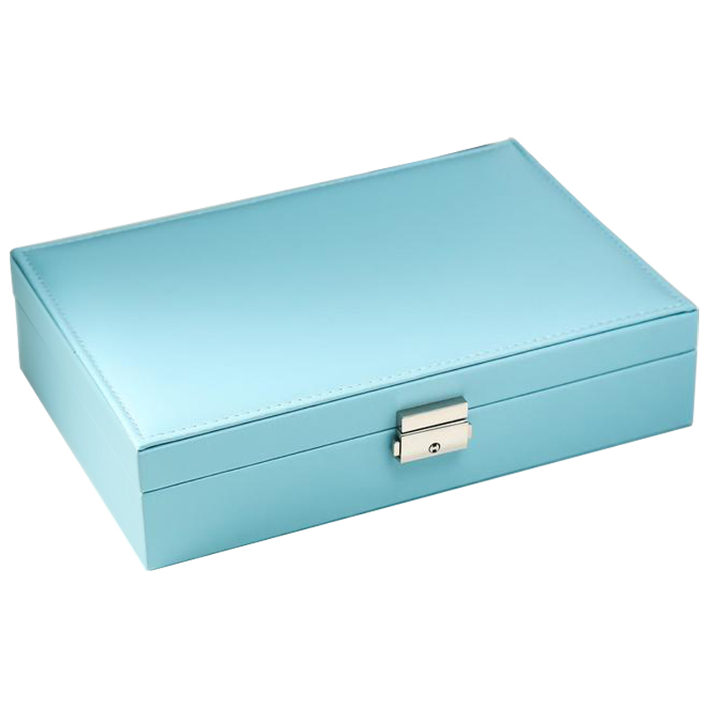 Шкатулка Azurine Jewerly Organizer Box light blue Голубой Бежевый в Перми | Loft Concept 