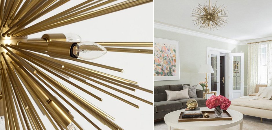 Люстра ASTRA Chandelier Sputnik Brass Люстра ASTRA Chandelier Sputnik Brass - Loft-Concept в Перми