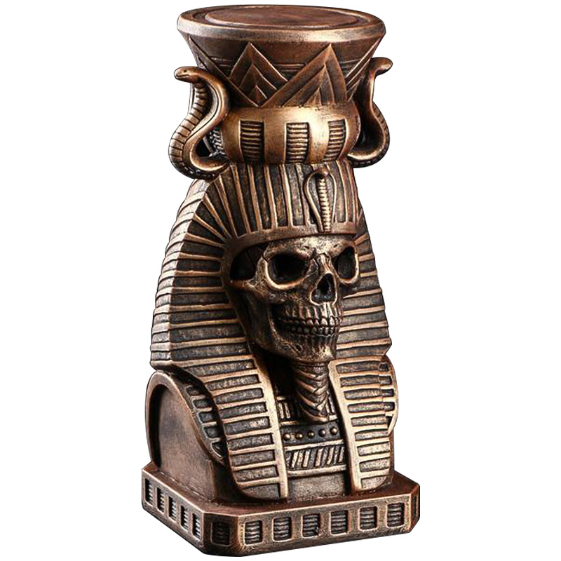 Подсвечник Pharaoh Skull Медь в Перми | Loft Concept 