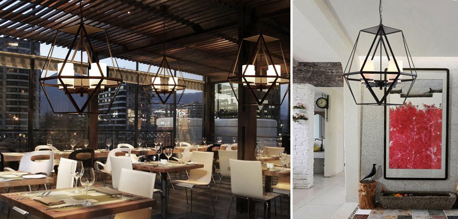 Люстра Gem Hanging Light Fixture marble Люстра Gem Hanging Light Fixture marble - Loft-Concept в Перми
