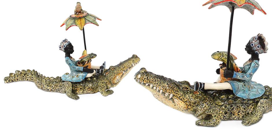 Статуэтка Crocodile Rider Статуэтка Crocodile Rider - Loft-Concept в Перми