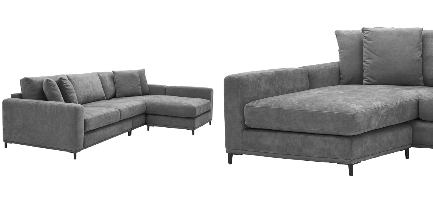 Диван Eichholtz Sofa Feraud Lounge grey - фото №1