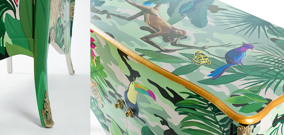 Комод L.XV DRESSER Flowers Jungle Комод L.XV DRESSER Flowers Jungle - Loft-Concept в Перми