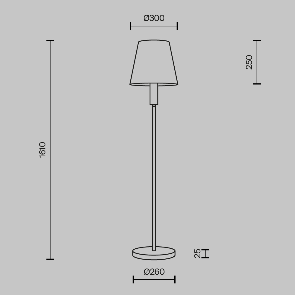 Напольный светильник Lira E27 в Перми