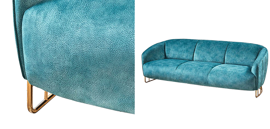 Диван Turquoise Ripples Sofa Диван Turquoise Ripples Sofa - Loft-Concept в Перми