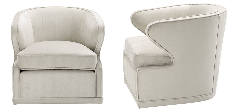 Кресло Eichholtz Chair Dorset Pebble Grey Кресло Eichholtz Chair Dorset Pebble Grey - Loft-Concept в Перми