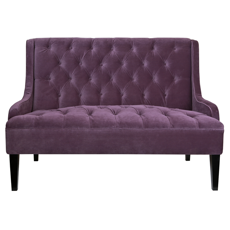 Диван Folket Sofa velour violet Фиолетовый в Перми | Loft Concept 