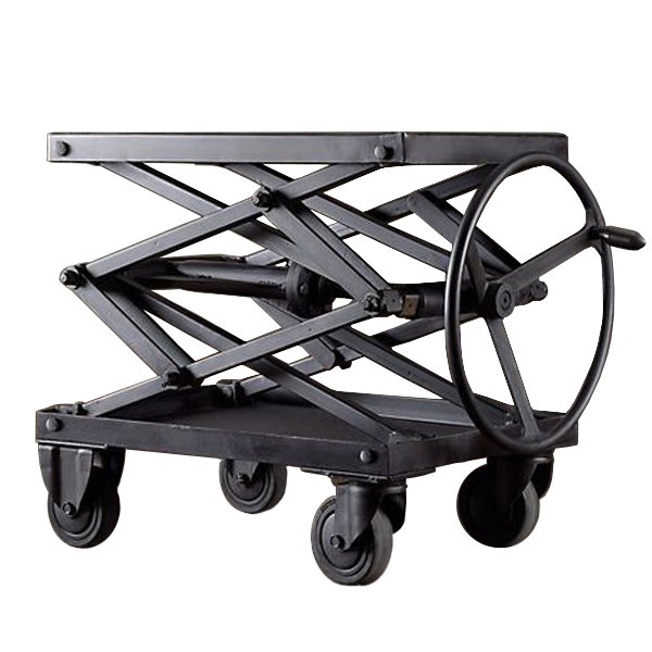 Industrial Scissor Lift Table Iron Restoration Hardware  в Перми | Loft Concept 