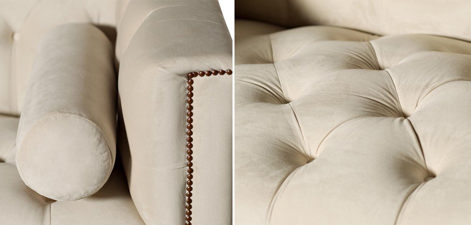 Диван Modern Velvet Tuxedo Sofa Диван Modern Velvet Tuxedo Sofa - Loft-Concept в Перми