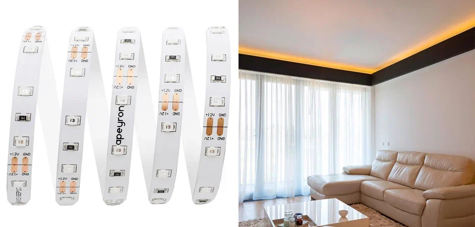 Светодиодная лента 4,8W/m 60LED/m 2835SMD желтый 5M Светодиодная лента 4,8W/m 60LED/m 2835SMD желтый 5M - Loft-Concept в Перми