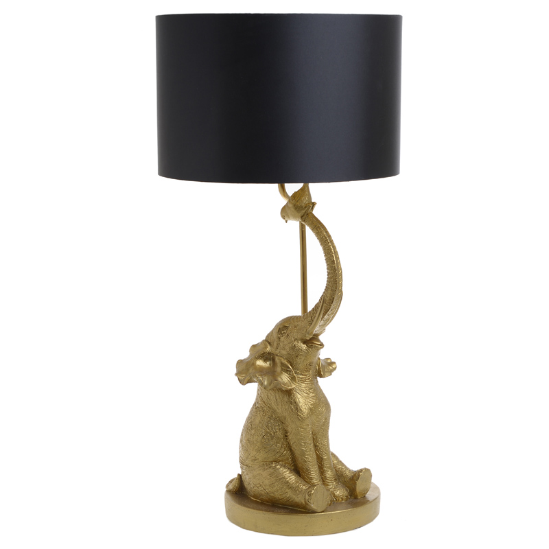 Настольная лампа Cheerful Elephant Table lamp Золотой Черный в Перми | Loft Concept 