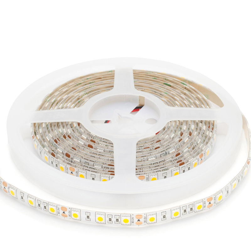 Светодиодная влагозащищенная лента 14,4W/m 60Led/m 5050SMD теплый белый Белый в Перми | Loft Concept 