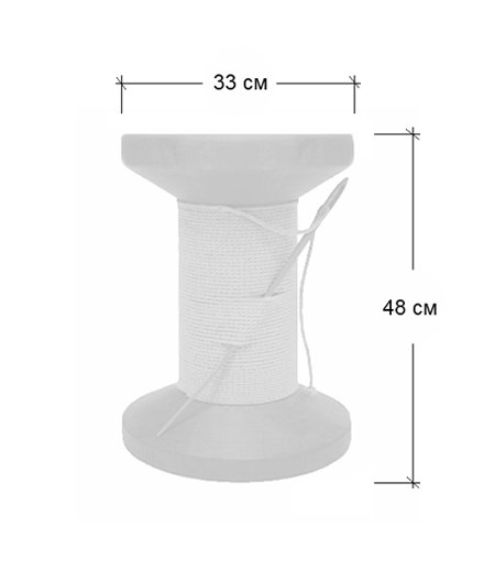 Дизайнерский табурет Thread Reel Wooden Stool в Перми