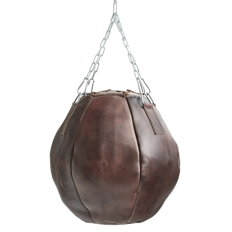 Боксерская груша HERITAGE BROWN LEATHER WRECKING BALL Коричневый винтаж в Перми | Loft Concept 