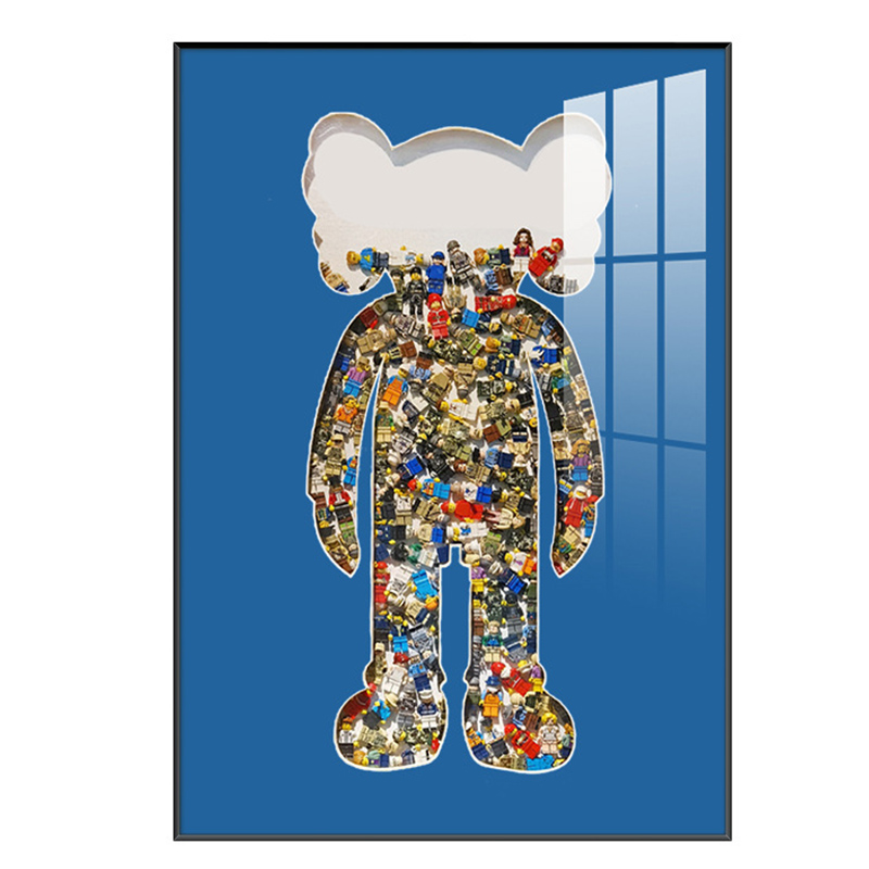 Постер Bearbrick Blue Мульти в Перми | Loft Concept 