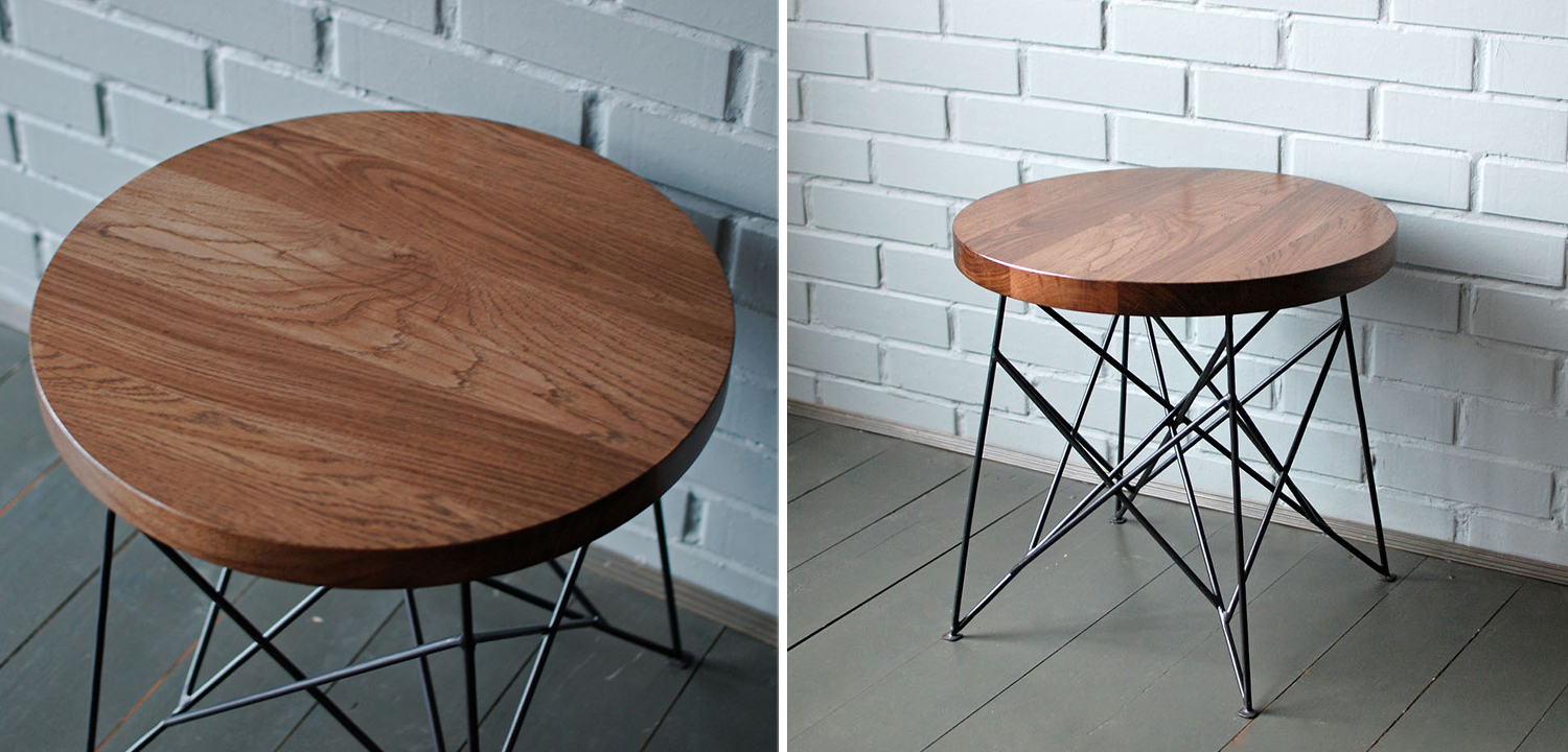 Кофейный стол Kinney Brown Industrial Metal Rust Coffee Table - фото