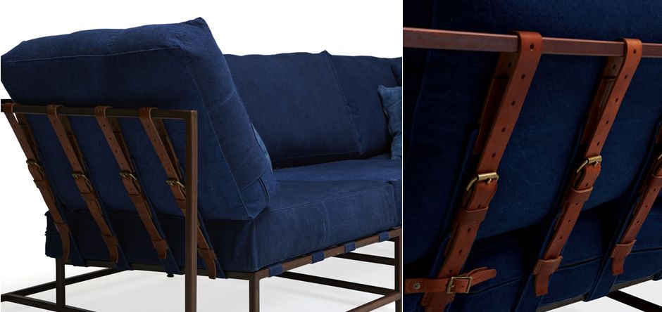 Диван Kenn X Miller sofa Indigo and copper denim Диван Kenn X Miller sofa Indigo and copper denim - Loft-Concept в Перми