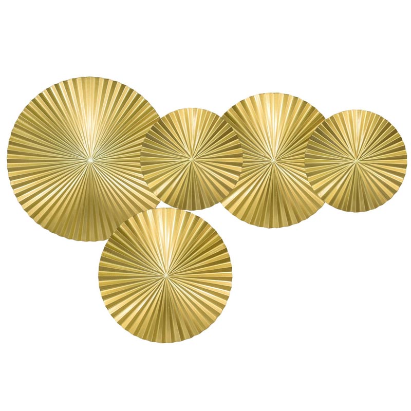 Арт-объект Apollo Gold Wall Plaque Disc 5 Золотой в Перми | Loft Concept 