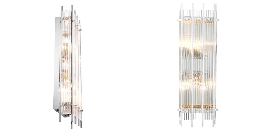 Бра Wall Lamp Sparks L Nickel Бра Wall Lamp Sparks L Nickel - Loft-Concept в Перми