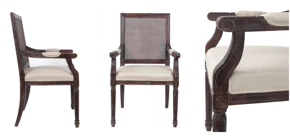Стул French chairs Provence Garden Brown ArmChair Стул French chairs Provence Garden Brown ArmChair - Loft-Concept в Перми