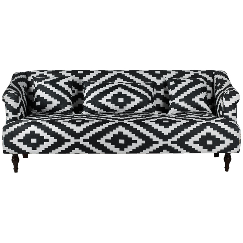 Диван KELIM Ornament black and white sofa Черно-белый в Перми | Loft Concept 