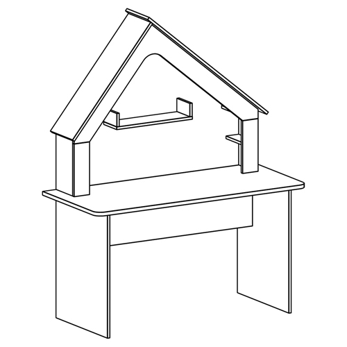 Письменный стол в детскую Tiny Town Desk в Перми