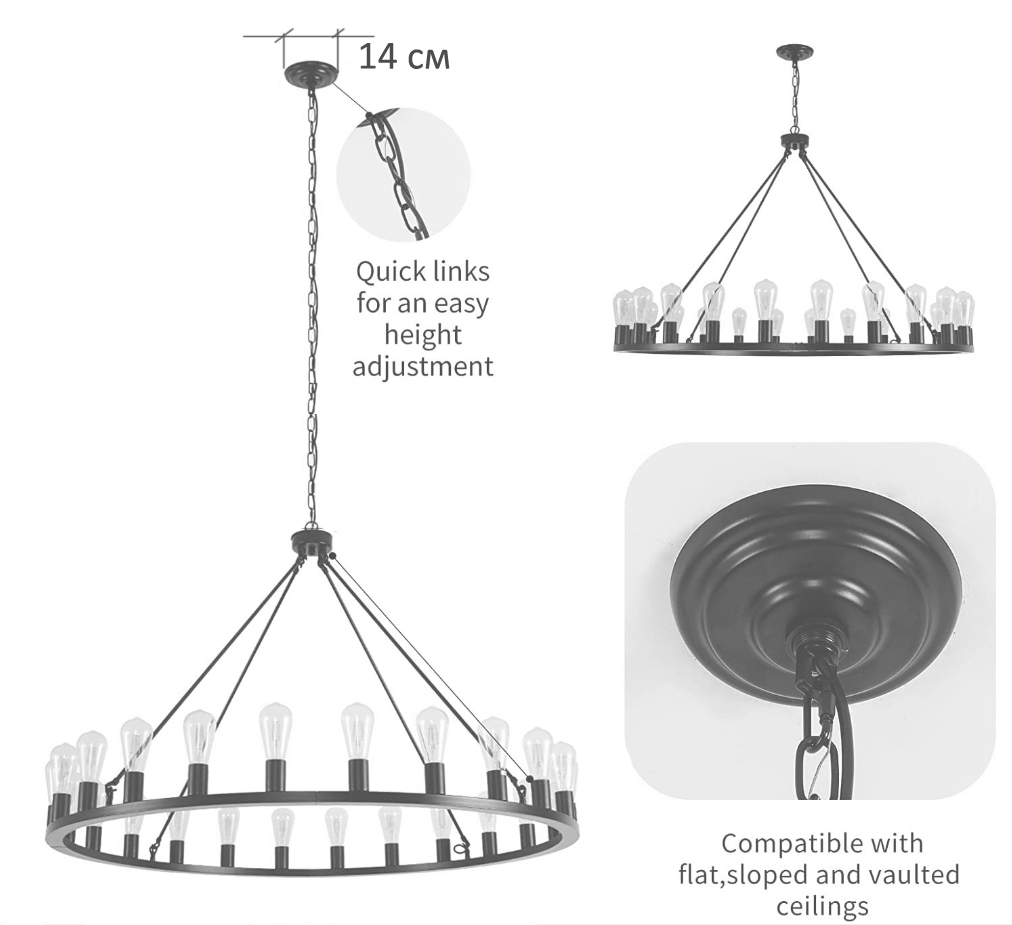 Люстра Camino Round Chandelier 18 Restoration Hardware  в Перми