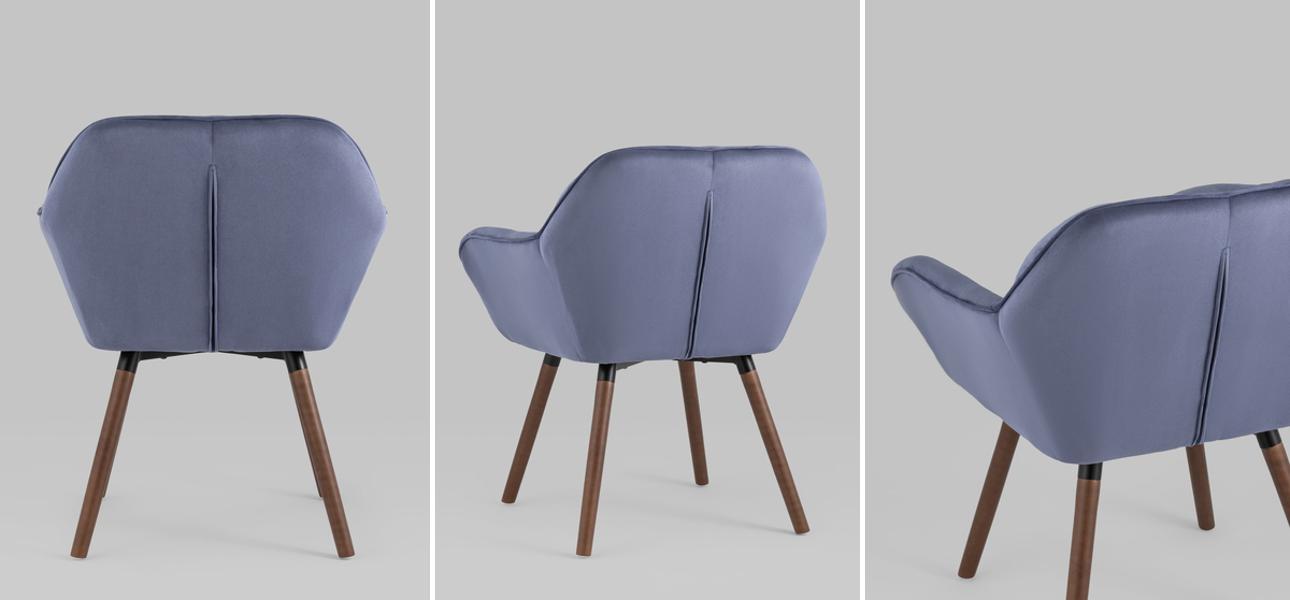 Кресло Ilaria цвет синий - фото №1