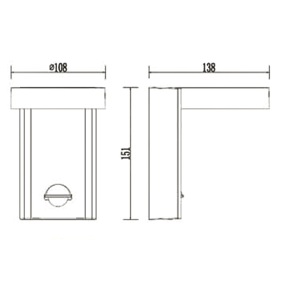 Уличный светильник Lidi sconce в Перми