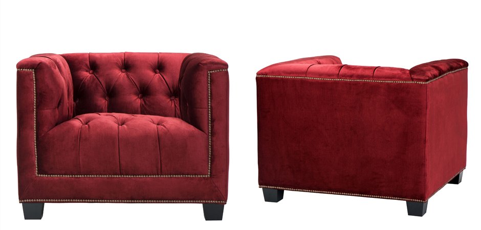 Кресло Eichholtz Chair Paolo Red Кресло Eichholtz Chair Paolo Red - Loft-Concept в Перми