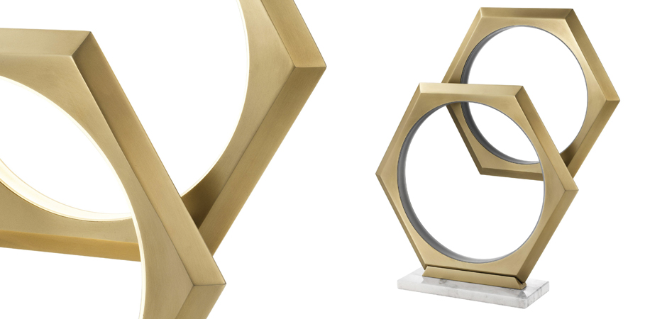 Настольная лампа Eichholtz Table Lamp Hexum Настольная лампа Eichholtz Table Lamp Hexum - Loft-Concept в Перми