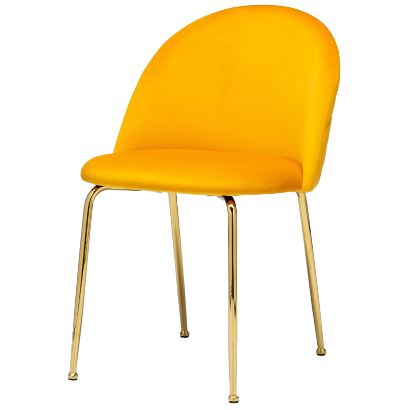 Стул Vendramin Dining Chair yellow Желтый Глянцевое золото в Перми | Loft Concept 