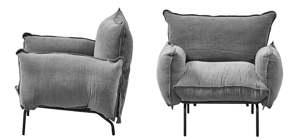 Кресло Elsa Armchair Gray Кресло Elsa Armchair Gray - Loft-Concept в Перми