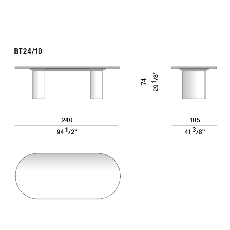 Дизайнерский рабочий стол из металла BLEVIO Table в Перми