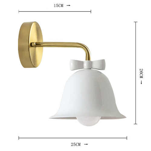 Бра Колокольчик Bell with Bow White Wall Lamp Белый в Перми