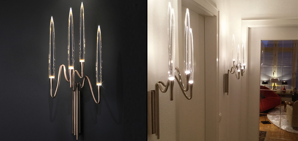 Бра Golden candle 3 Wall Sconce 4 лампы Бра Golden candle 3 Wall Sconce 4 лампы - Loft-Concept в Перми