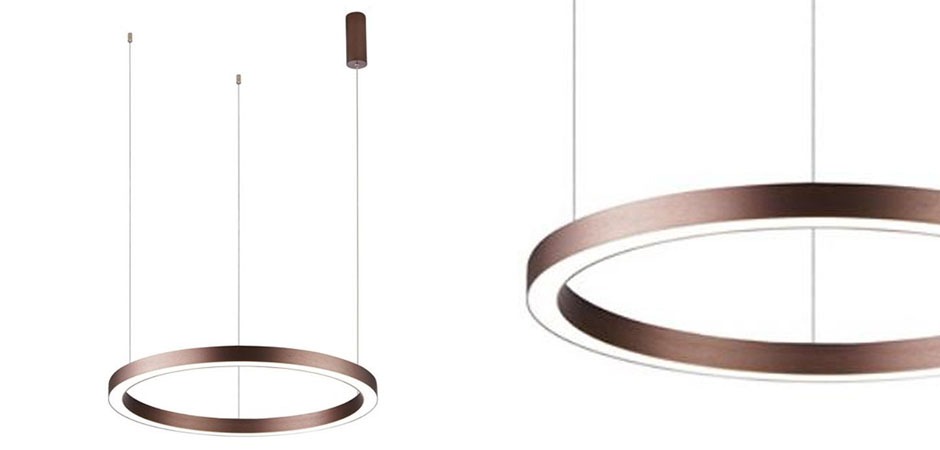 Подвесной светильник Ribbon Ring цвет Корица Подвесной светильник Ribbon Ring цвет Корица - Loft-Concept в Перми