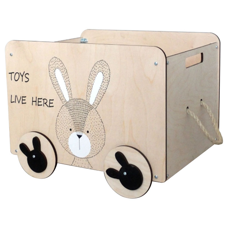 Ящик Wooden Box Bunny  в Перми | Loft Concept 