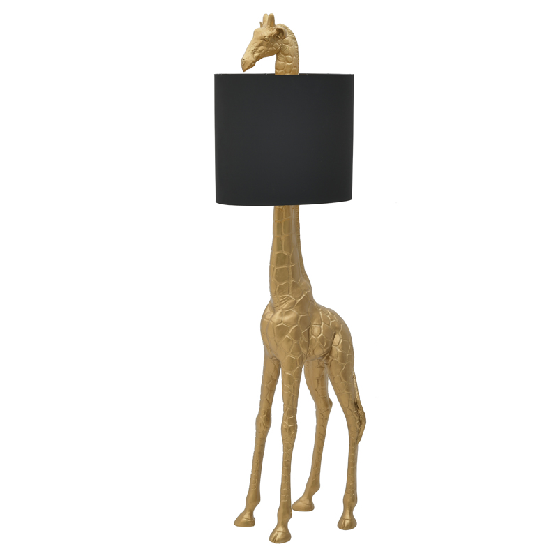 Торшер Golden Giraffe Floor lamp Черный Золотой в Перми | Loft Concept 